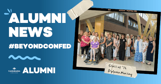 Confederation College Nursing Class of 1976 Celebrate 50th Reunion